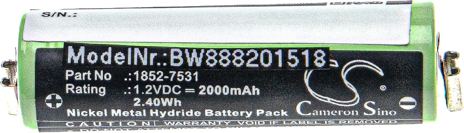 akut Moser ChroMini 1591, 1591B, 1591Q Razor Hair Trimmer (yhteensopiva)