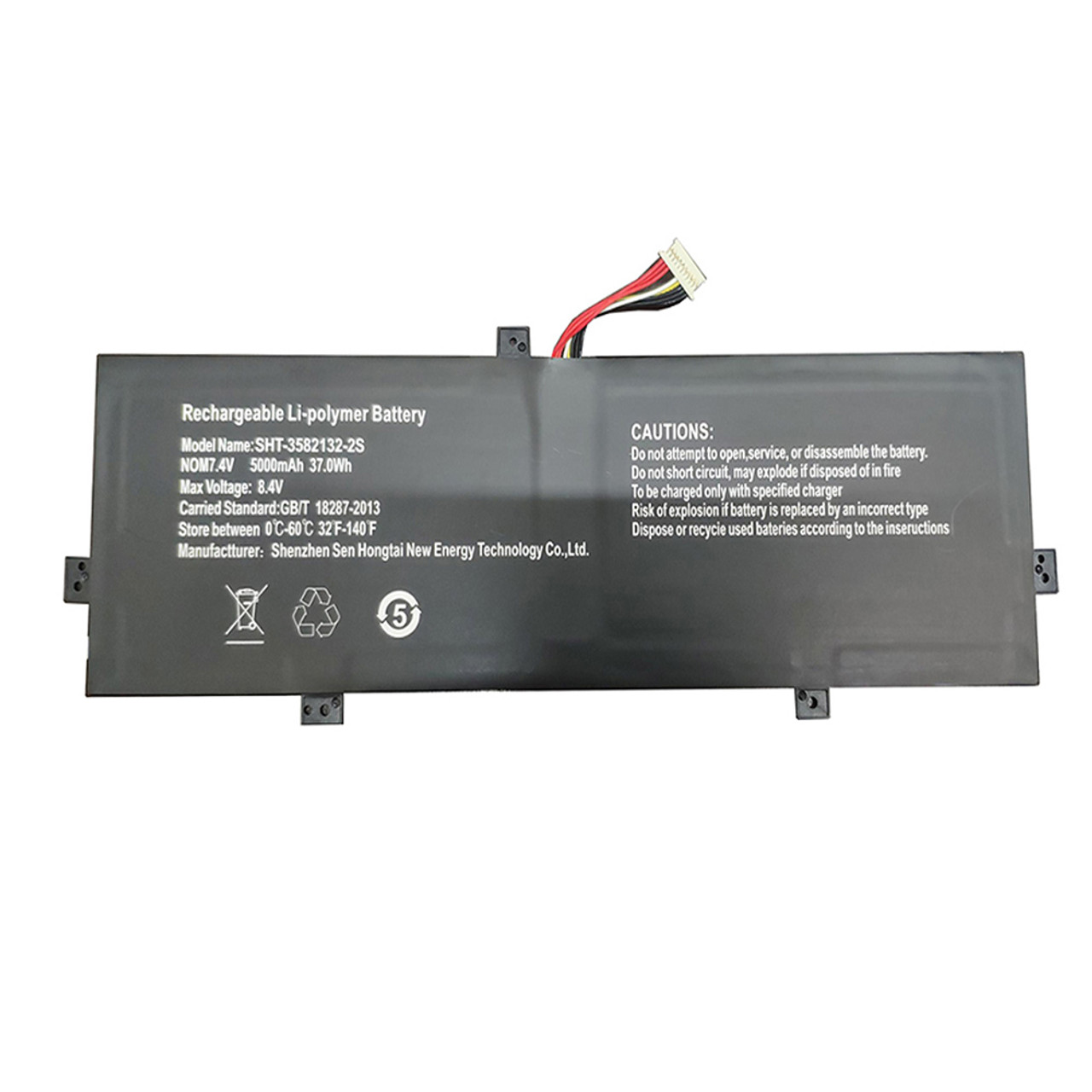 akut 7.4V 5000mAh RTDPART 3582132-2S Haoqin haobook140(yhteensopiva)