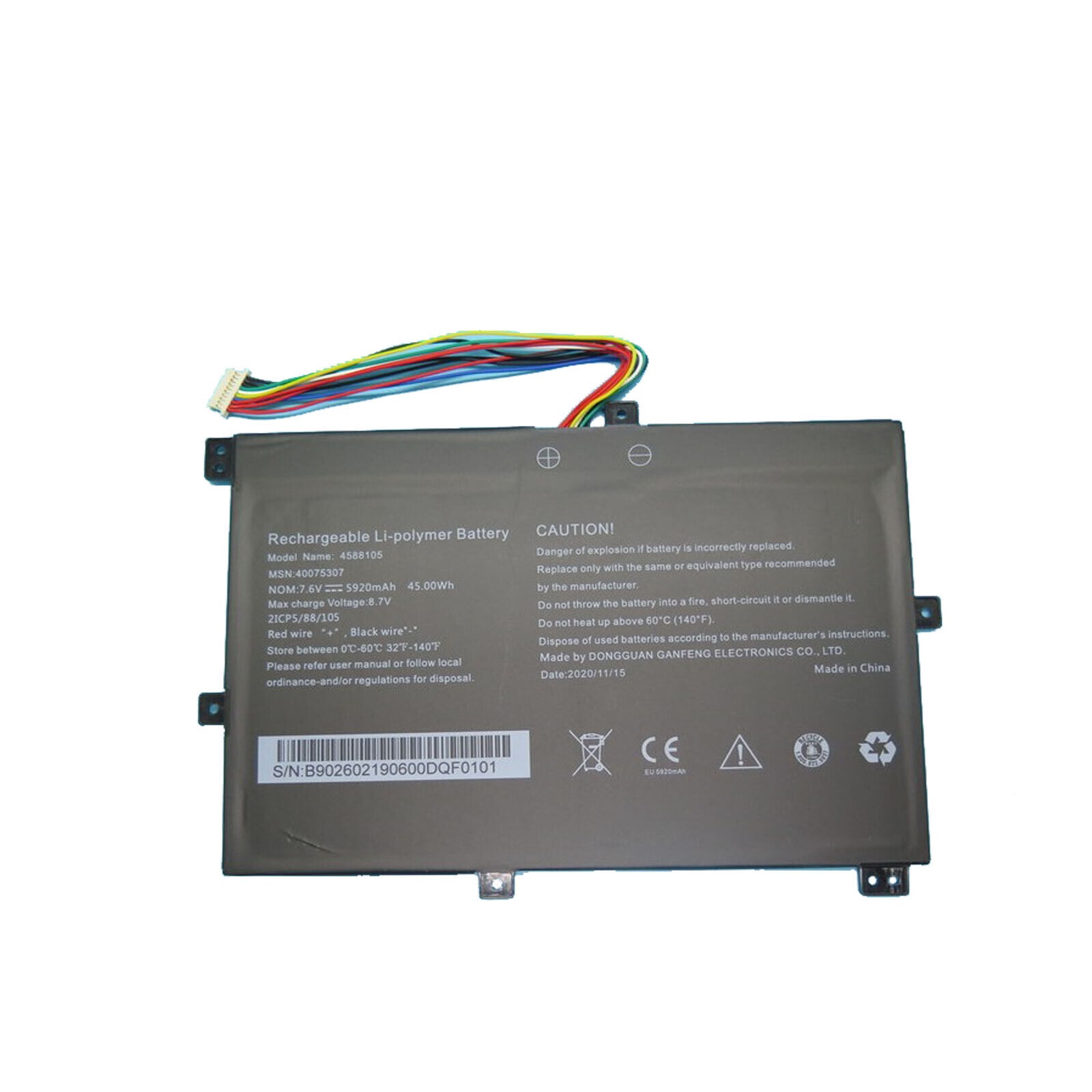 akut 4588105 40069191 MEDION CW140 Akoya S4401,S4402,s4402-md63410,S4403 (yhteensopiva)