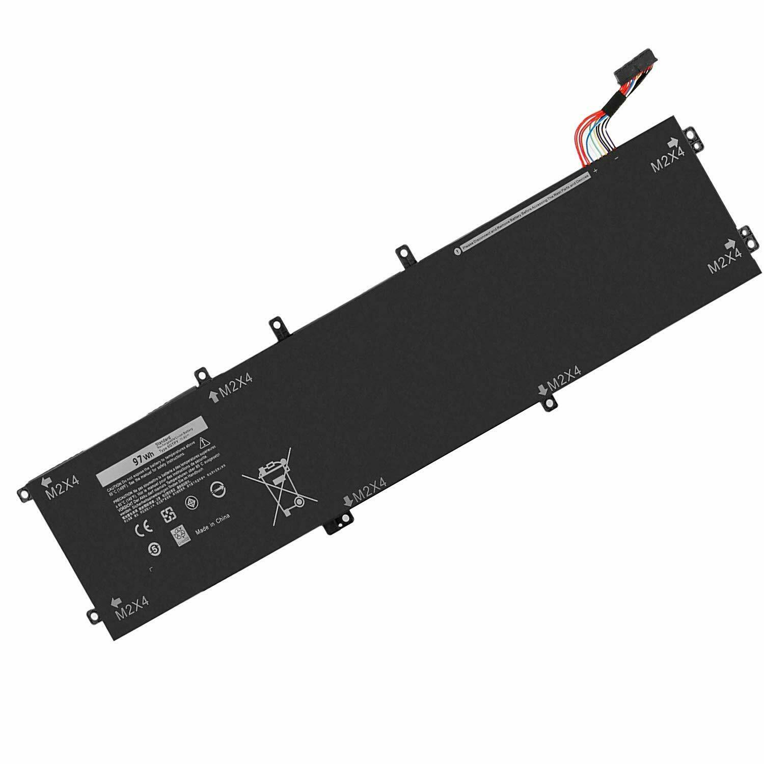 akut 97Wh 6GTPY Dell Precision 5510 XPS 15 9550 9560 5XJ28 H5H20 5D91C (yhteensopiva)