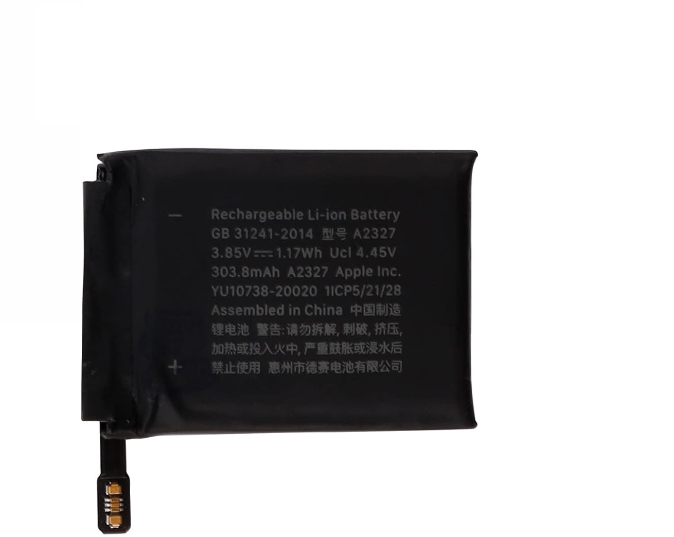 akut iWatch Series 6 6th 44 mm Model A2292 A2294 A2376 A2327 (yhteensopiva)