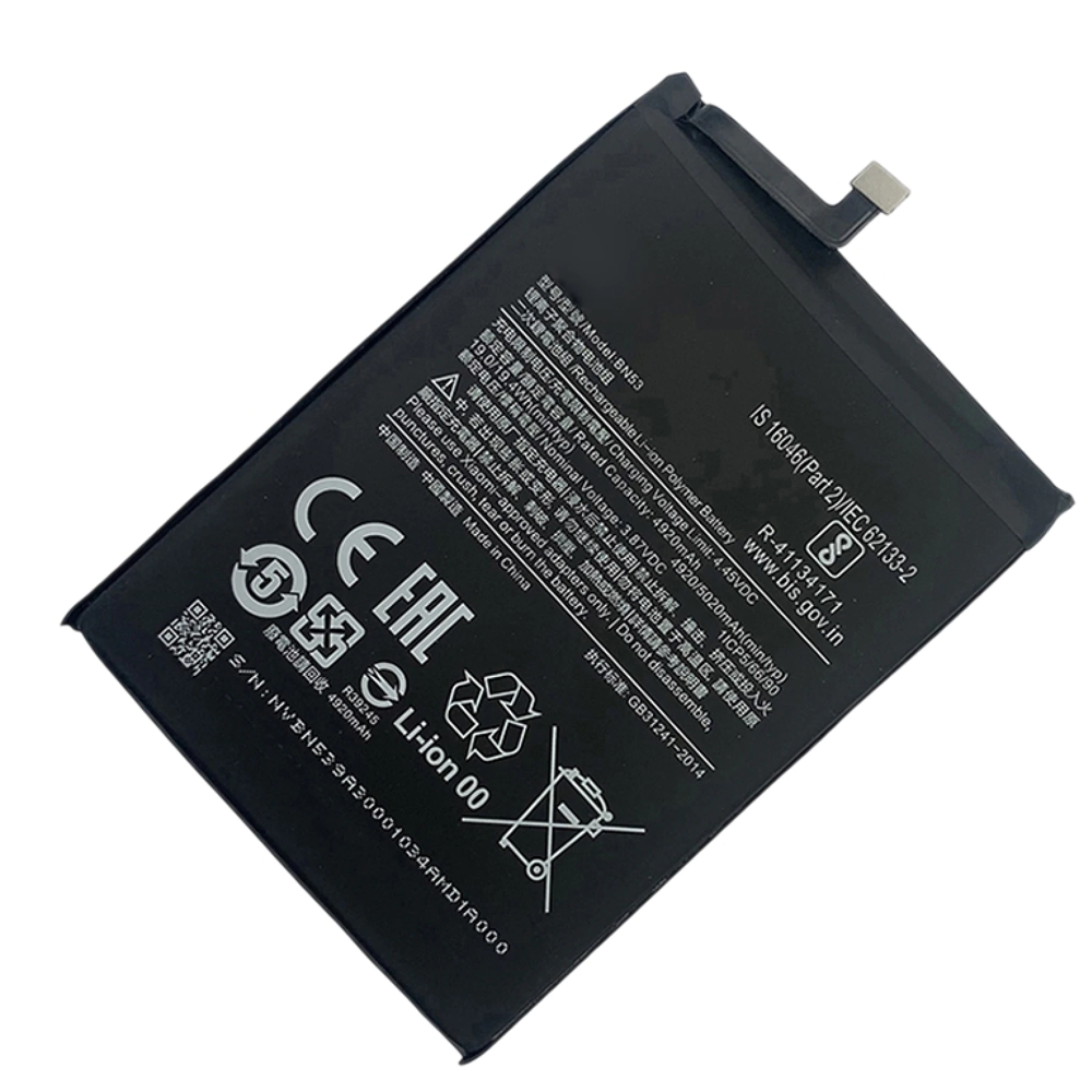 akut BN53 For Xiaomi Redmi Note 9 Pro (yhteensopiva)
