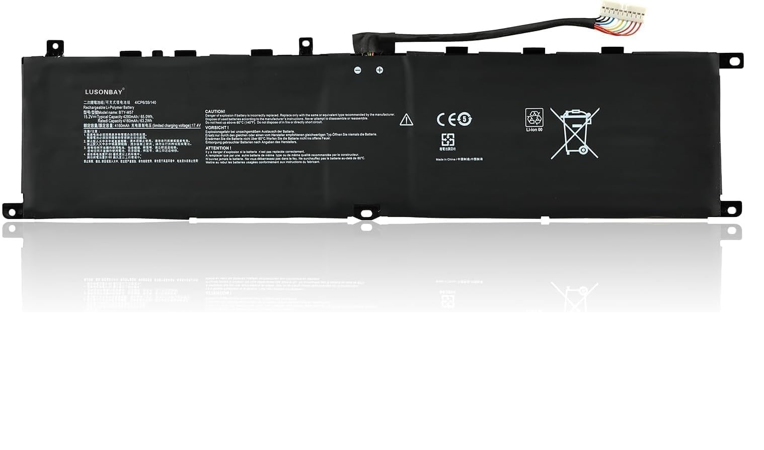 akut BTY-M57 MSI Vector GP66 GP76 12UE 12UG 12UH 12UGS 12UHS 12UHSO 12UEO 12UGSO GP66HX GP76HX GP76HX X 12UGS 12UHS (yhteensopiva)