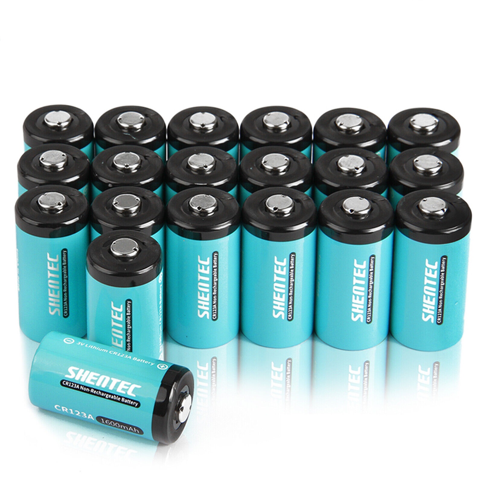 akut 20pcs 1600mAh 3V CR123A 16340 CR123 DL123A (yhteensopiva)