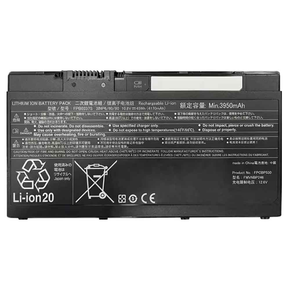 akut FPB0337S FMVNBP246 FUJITSU Lifebook P728 P727 U727 U728 U729 U729X (yhteensopiva)