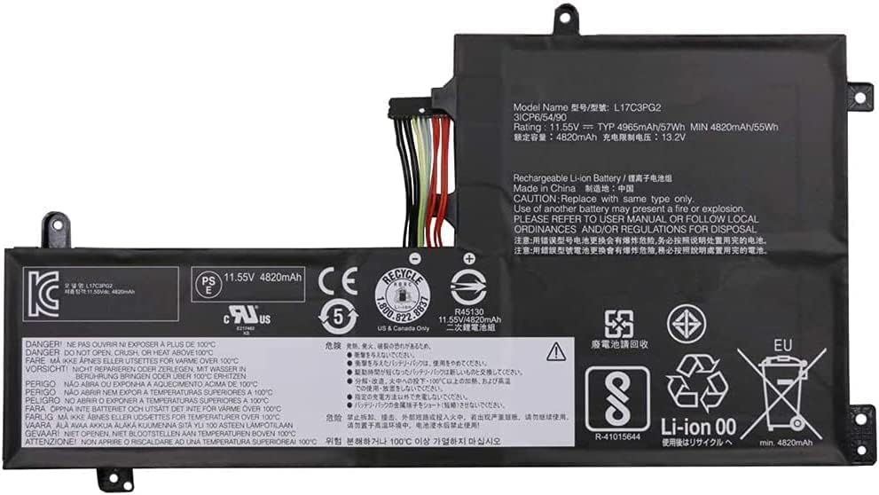 akut 11.4V L17C3PG2 L17C3PG1 Lenovo Legion Y530 Y730 Y740-15IC (yhteensopiva)