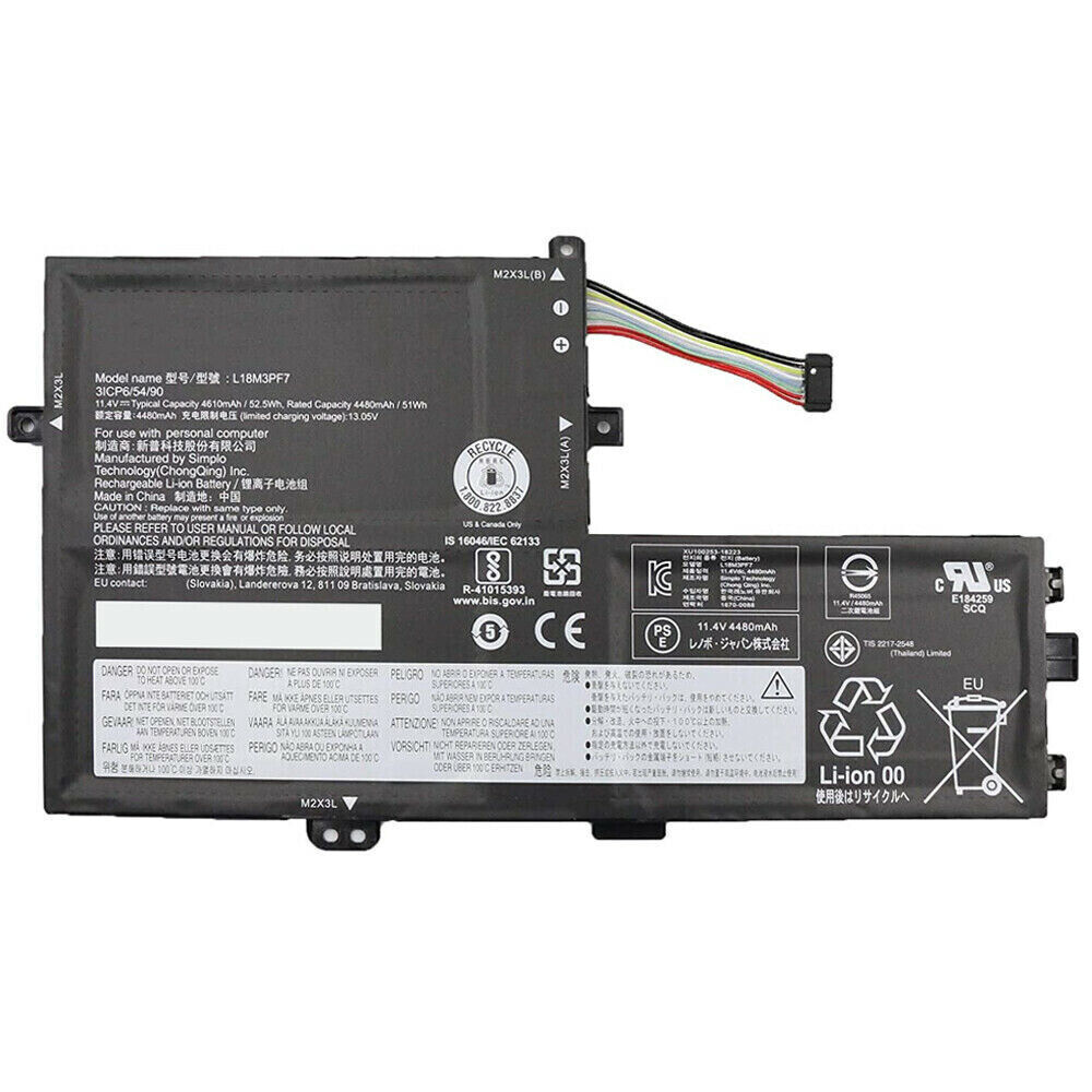 akut Lenovo ideapad S340-15API S340-15IWL L18M3PF7 L18M3PF6 L18C3PF7 (yhteensopiva)