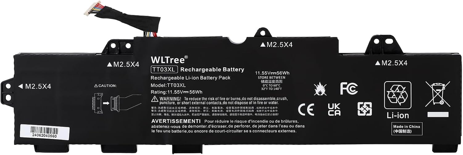 akut TT03XL 933322-855 HP EliteBook 755 G5 ZBook 15U G5 15U G6 932824-1C1 932824-2C1 HSTNN-LB8H (yhteensopiva)